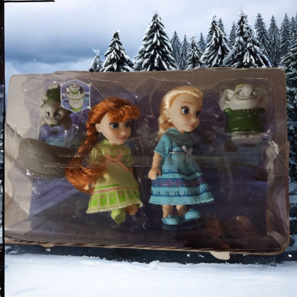 Frozen Anna and Elsa Mini Doll Set